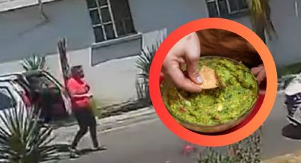 Se atraganta con un totopo en plena calle en Nuevo León; le salvan la vida con maniobra de Heimlich | VIDEO
