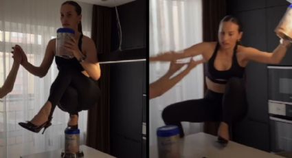 Influencer se fractura la columna en reto viral; acababa de ser mamá por primera vez | VIDEO