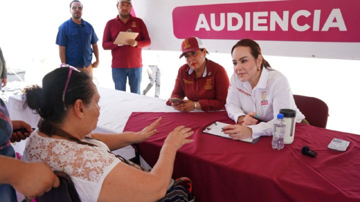 Lleva Carmen Lilia Canturosas servicios del Gobierno Municipal a la colonia Nueva Victoria