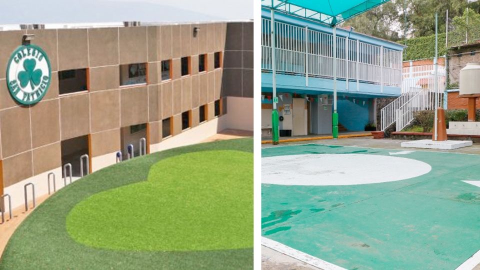 Escuelas privadas y públicas en México.