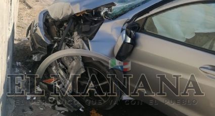 Don Roberto queda noqueado tras fuerte choque; se impactó contra rampa en Carretera Aeropuerto