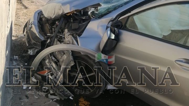 Don Roberto queda noqueado tras fuerte choque; se impactó contra rampa en Carretera Aeropuerto