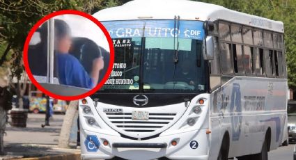 Niño es captado manejando camión urbano; no alcanzaba a ver por encima del volante | VIDEO