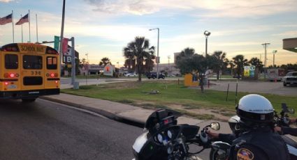 Fuertes multas en Laredo a conductores que no respeten autobuses escolares