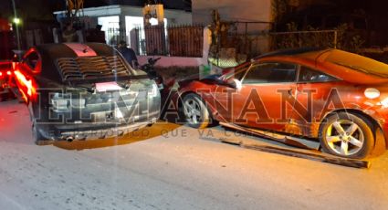 Detienen a conductor borracho tras provocar carambola con su Camaro en la colonia Buenavista