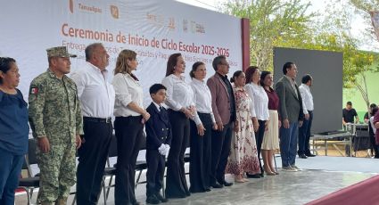 Inicia ciclo escolar 2025-2026 en Nuevo Laredo; entregan libros de texto, útiles y más de 72 mil guías didácticas
