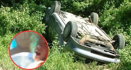 Influencer graba su accidente automovilístico mientras cantaba para TikTok | VIDEO