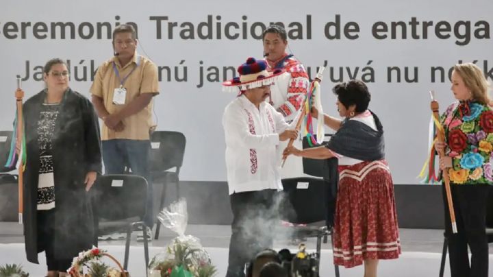 Entrega de bastones de mando fortalecen vínculo entre pueblos originarios y la SCJN