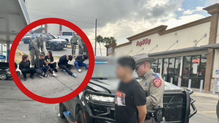 Persecución del DPS termina en aparatoso choque en Laredo; hay 8 arrestados