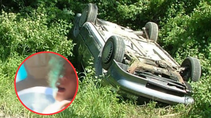 Influencer graba su accidente automovilístico mientras cantaba para TikTok | VIDEO