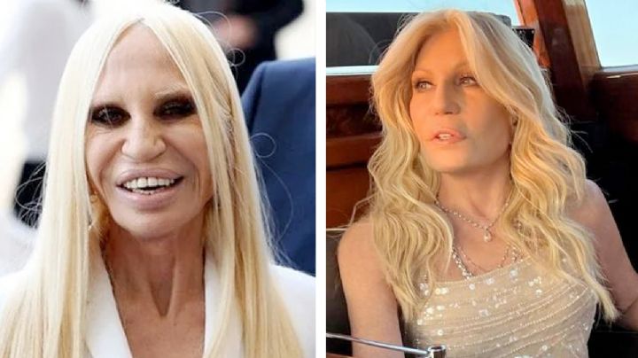 Donatella Versace impacta con un rostro rejuvenecido y natural a los 70 años; ¿qué se hizo?