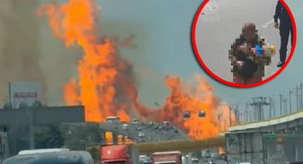 Abuelita protegió a nieta de 2 años de la explosión de pipa en la CDMX; así fue el rescate | VIDEO