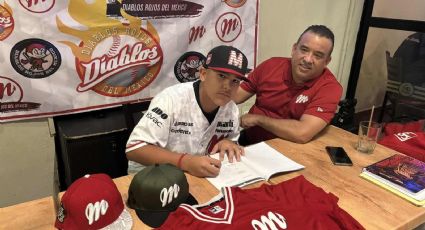 'Rayito' de Anda, pelotero de Nuevo Laredo, firma con los Diablos Rojos del México