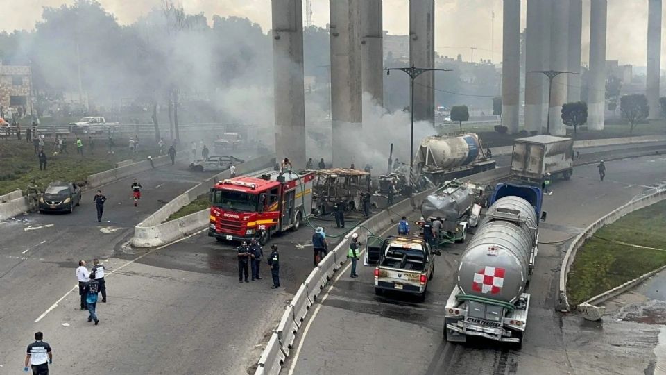 Explosión en Iztapalapa.