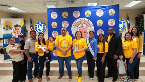 UISD y Smiles From Heaven declaran septiembre Mes de Concientización sobre el Cáncer Infantil