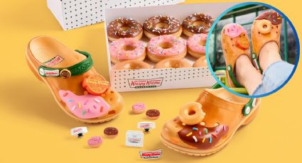 Crocs lanza modelo inspirado en donas Krispy Kreme: precio, diseño con glaseado y dónde comprar en México