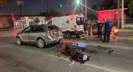 Nuevo Laredo: tragedia en la Reforma; joven en moto se mata al estrellarse con camioneta