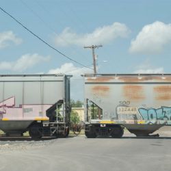 Leyes federales impiden actuar contra bloqueos prolongados del tren en las calles de Laredo