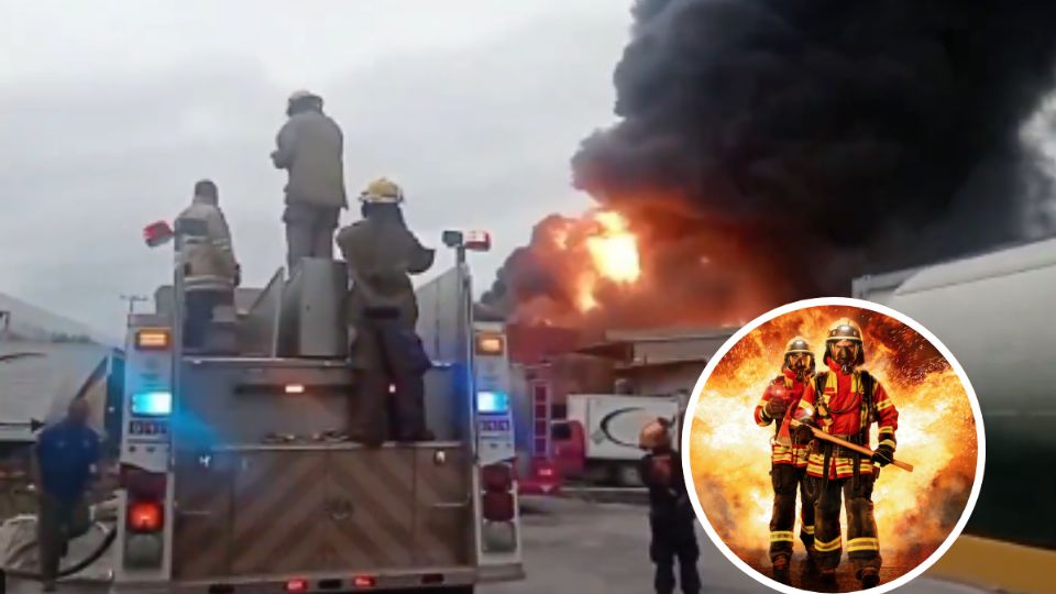 Una fábrica donde se almacenaban aceites ardió en cuestión de minutos