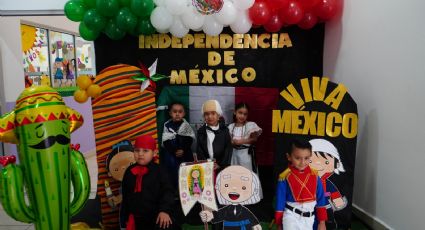 Alumnos de los Centros Educativos DIF conmemoran la Independencia con amor a México