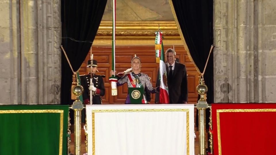 El primer grito de Claudia Sheinbaum como presidenta de México
