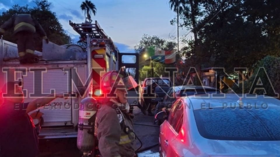 Incendio en Nuevo Laredo.