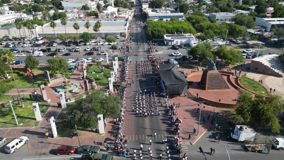 Celebración de la Independencia en Nuevo Laredo.
