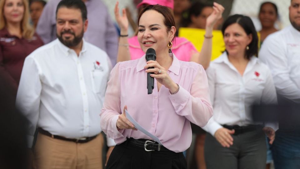 Carmen Lilia Canturosas, alcaldesa de Nuevo Laredo.