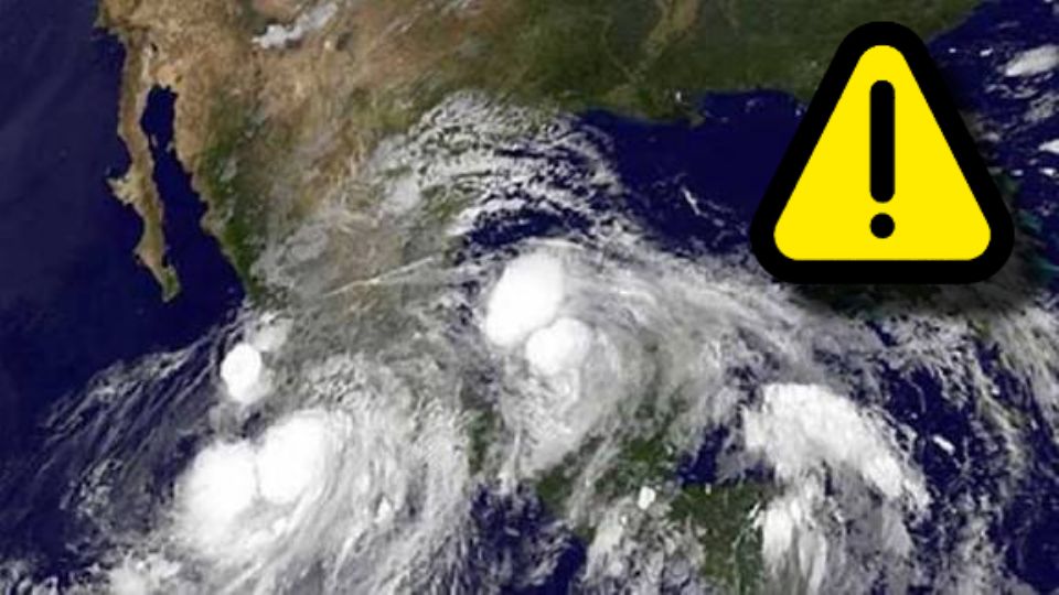 Actualmente se vigilan dos zonas de baja presión, con altas probabilidades de convertirse en ciclones en las próximas horas