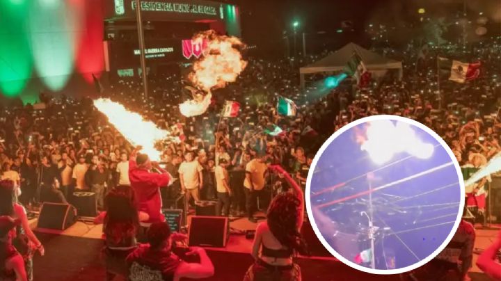 Concierto de Santa Fe Klan se suspende por descarga eléctrica; hay varios lesionados | VIDEO