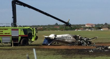 Laredo: llevan a cabo simulacro de accidente de aviación para personal de auxilio