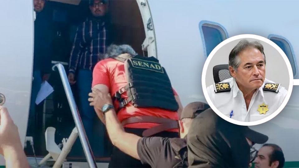 Hernán Bermúdez Requena, durante su extradición