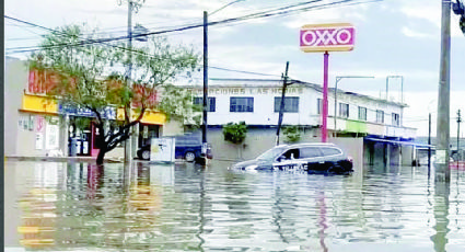 Matamoros bajo el agua: lluvias causa caos; muere un joven electrocutado