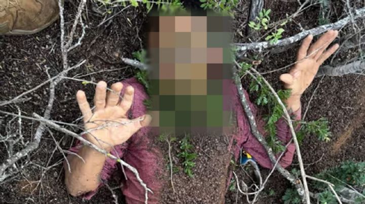 Migrante intenta sepultarse para evadir a la Patrulla Fronteriza en Texas