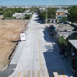 Entregan obras de pavimentación en colonia 150 Aniversario; inversión total fue de 7.4 mdp