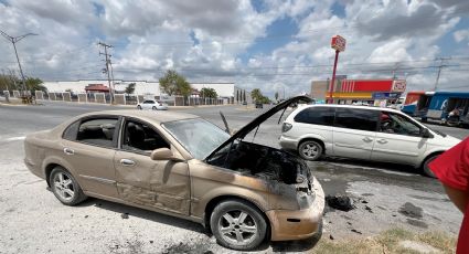 Se les incendia auto a estudiante y a su madre en Los Fresnos; no alcanzan a llegar a la prepa