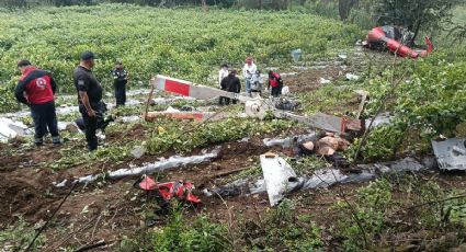 Se desploma helicóptero en el Estado de México; hay dos muertos