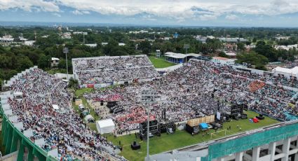 Avanza la transformación en Chiapas, Claudia Sheinbaum es recibida por 40 mil personas