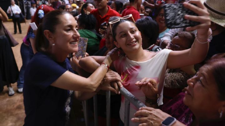 Sheinbaum defiende la 4T en Campeche y anuncia Plan para recuperar producción de arroz y leche