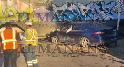 Nuevo Laredo: hombre muere al estrellar su Ford Fusion contra los vagones del tren