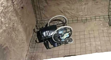 Abuelita muere al caer con su silla de ruedas a una cisterna; piensan que uno de sus hijos la empujó