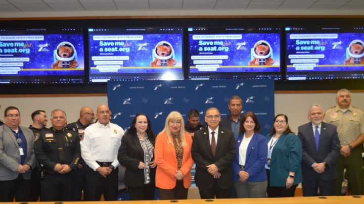 'Sálvame Con Un Asiento': autoridades de Laredo enseñarán a padres a proteger a sus hijos en el auto