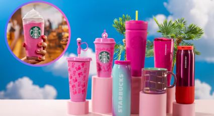Starbucks y Barbie unen fuerzas con vasos y termos en tonos rosas: ¿cuándo y dónde comprarlos?