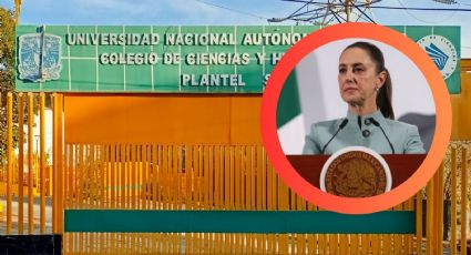 Pide Sheinbaum conocer la condición del agresor de CCH Sur antes de sugerir 'violencia generalizada'