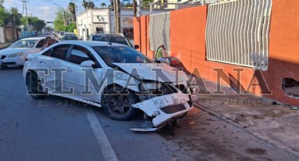 Nuevo Laredo: mujer se estrella contra dos negocios; estaba totalmente ebria