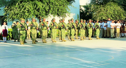 Militares destacamentados en Nuevo Laredo demuestran su gallardía y unidad