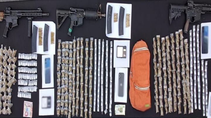 Gabinete de Seguridad detiene a cuatro personas y asegura armas largas en Nuevo León