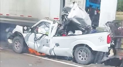 Identifican a fallecidos en el brutal choque del lunes en la I-35