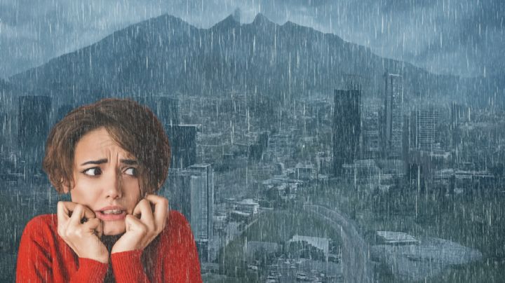 Monterrey bajo agua: regios deberán enfrentar lluvia, así será el pronóstico del clima