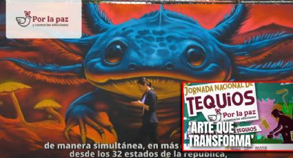 Jornada nacional de Tequios y Murales es todo un éxito; se busca combatir las adicciones de los jóvenes